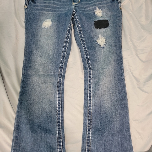 Sexy distressed patchwork jeans - Picture 5 of 5